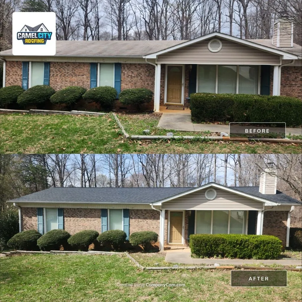 Local residential roofing service near you in Winston-Salem, NC by Camel City Roofing