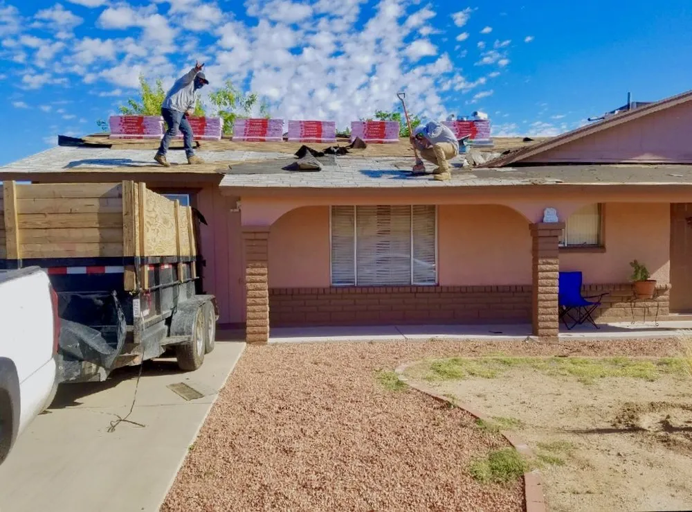 Slide of Camelback Roofing