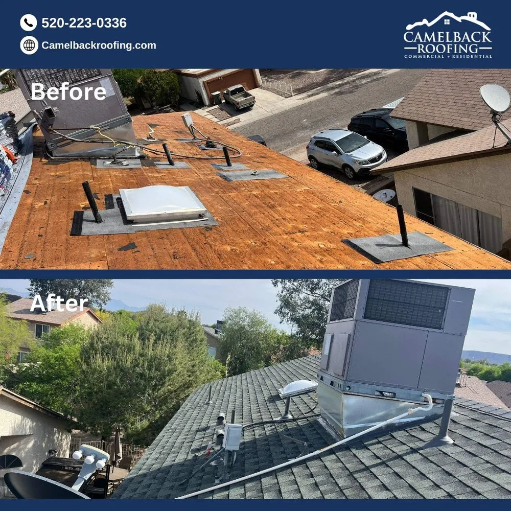 Slide of Camelback Roofing