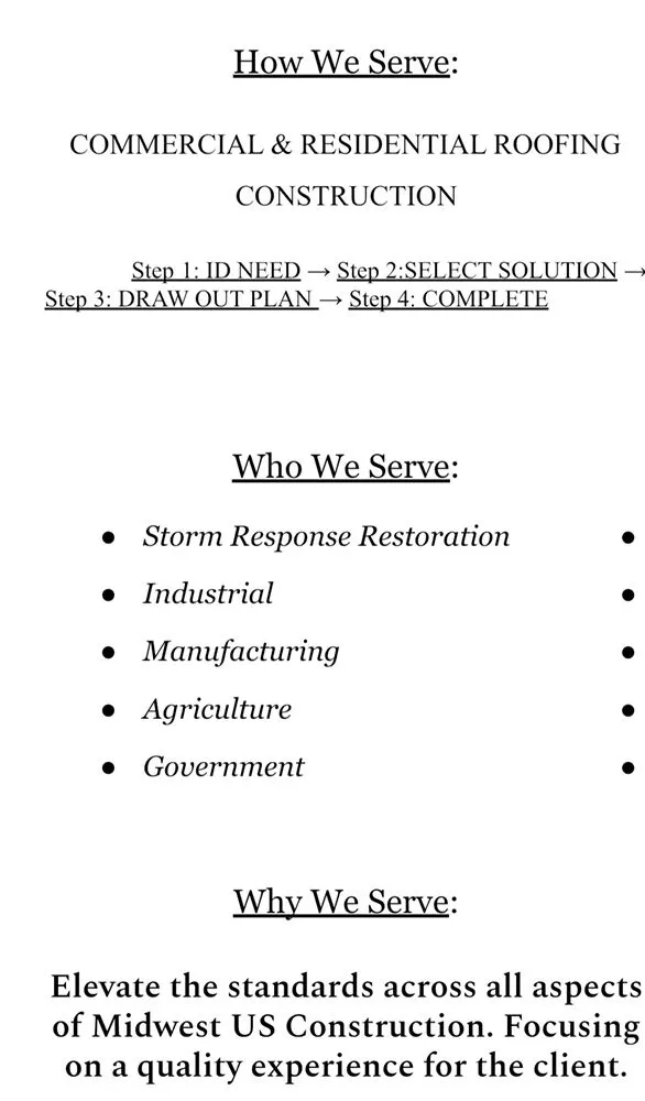 Slide of Camelot Construction