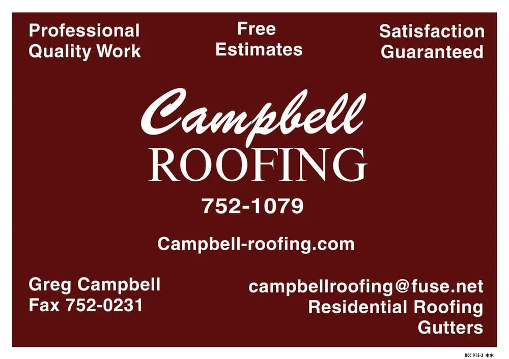 Slide of Campbell Roofing