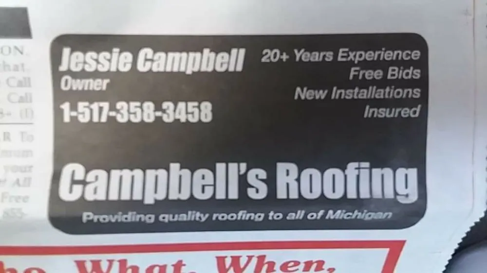 Expert flat roof repair in Vermontville, MI by Campbell's Roofing