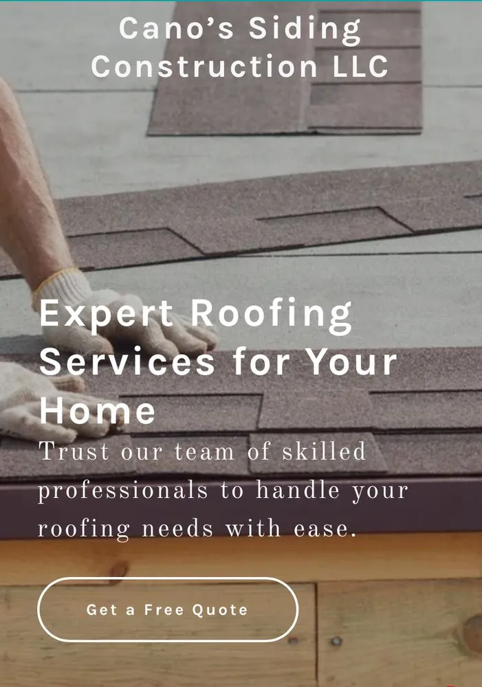 Slide of Cano Siding Construction