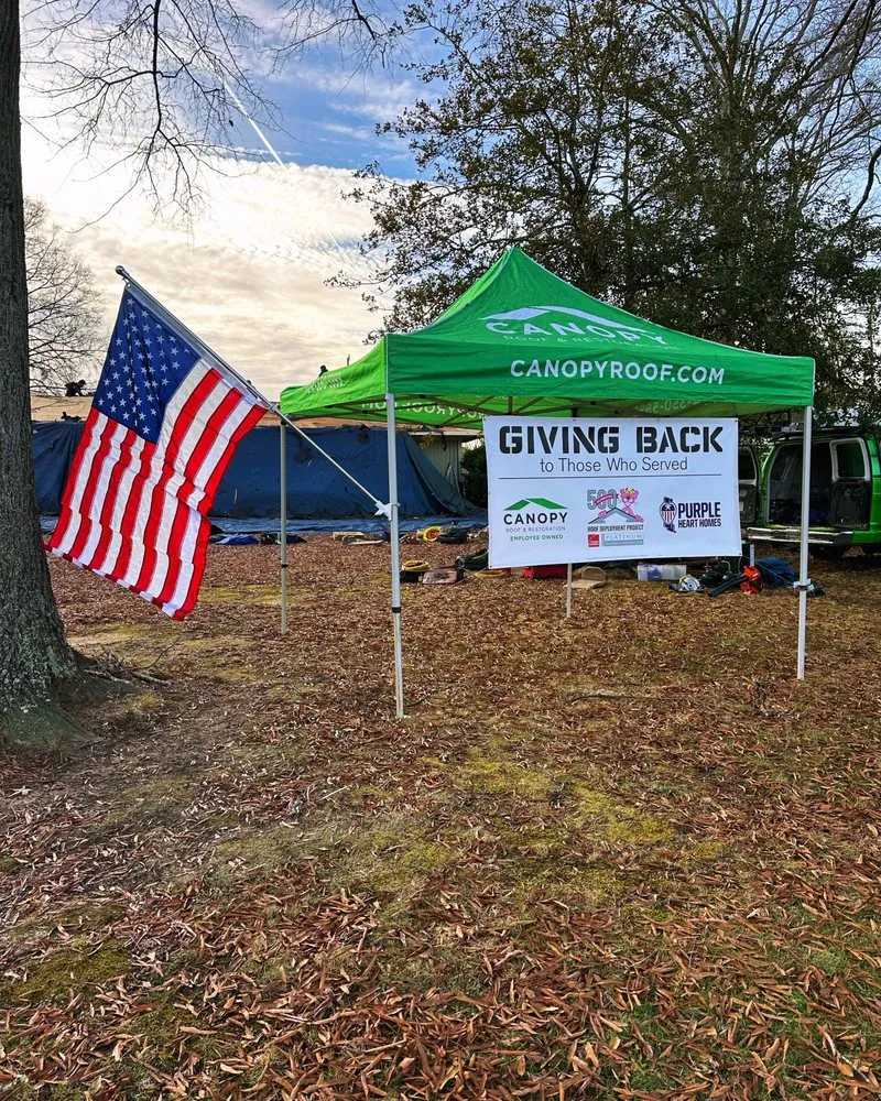 Slide of Canopy Roof & Restoration