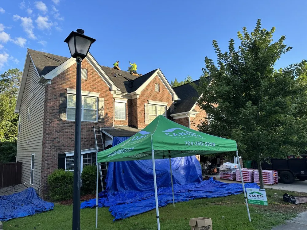 Slide of Canopy Roof & Restoration