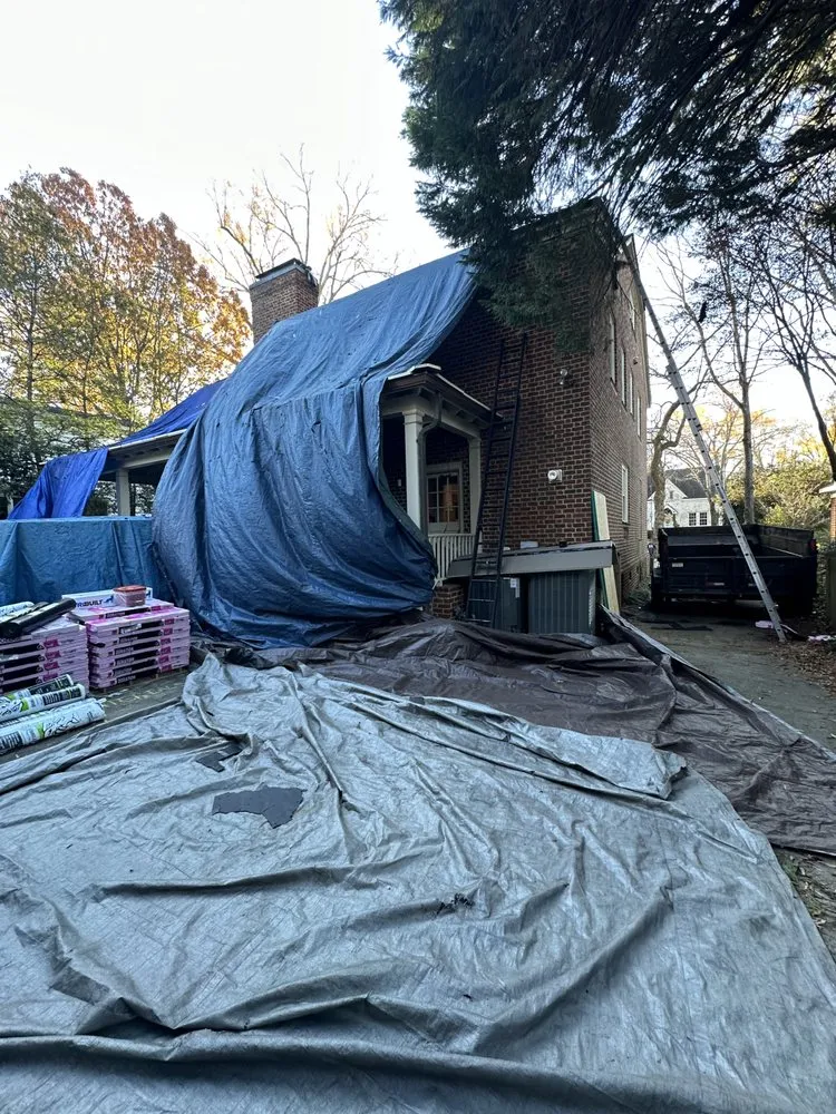 Slide of Canopy Roof & Restoration