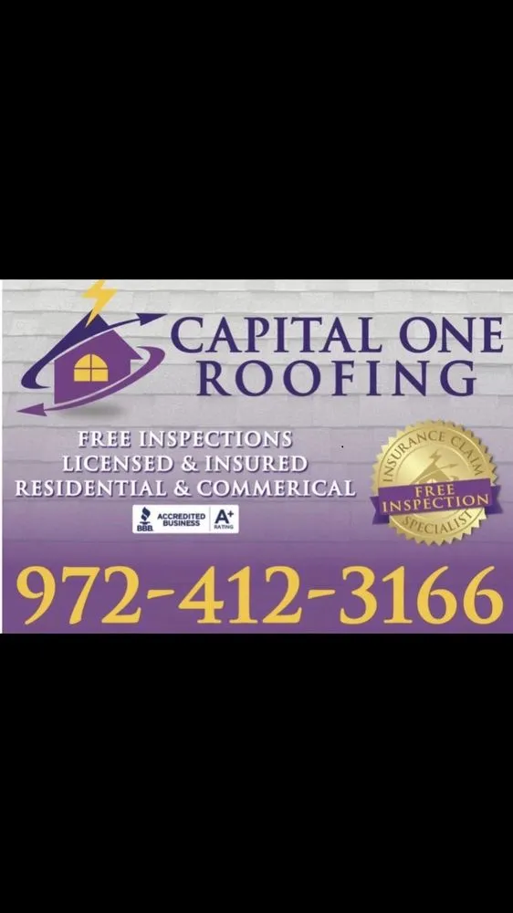 Slide of Capital One Roofing