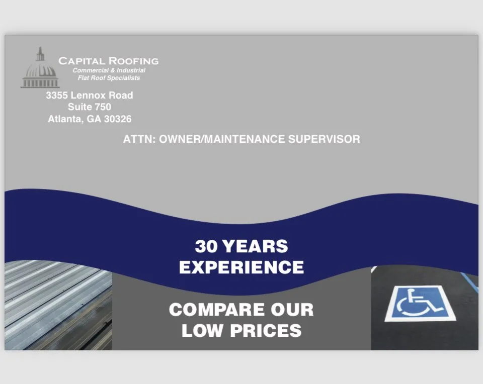 Slide of Capital Roofing