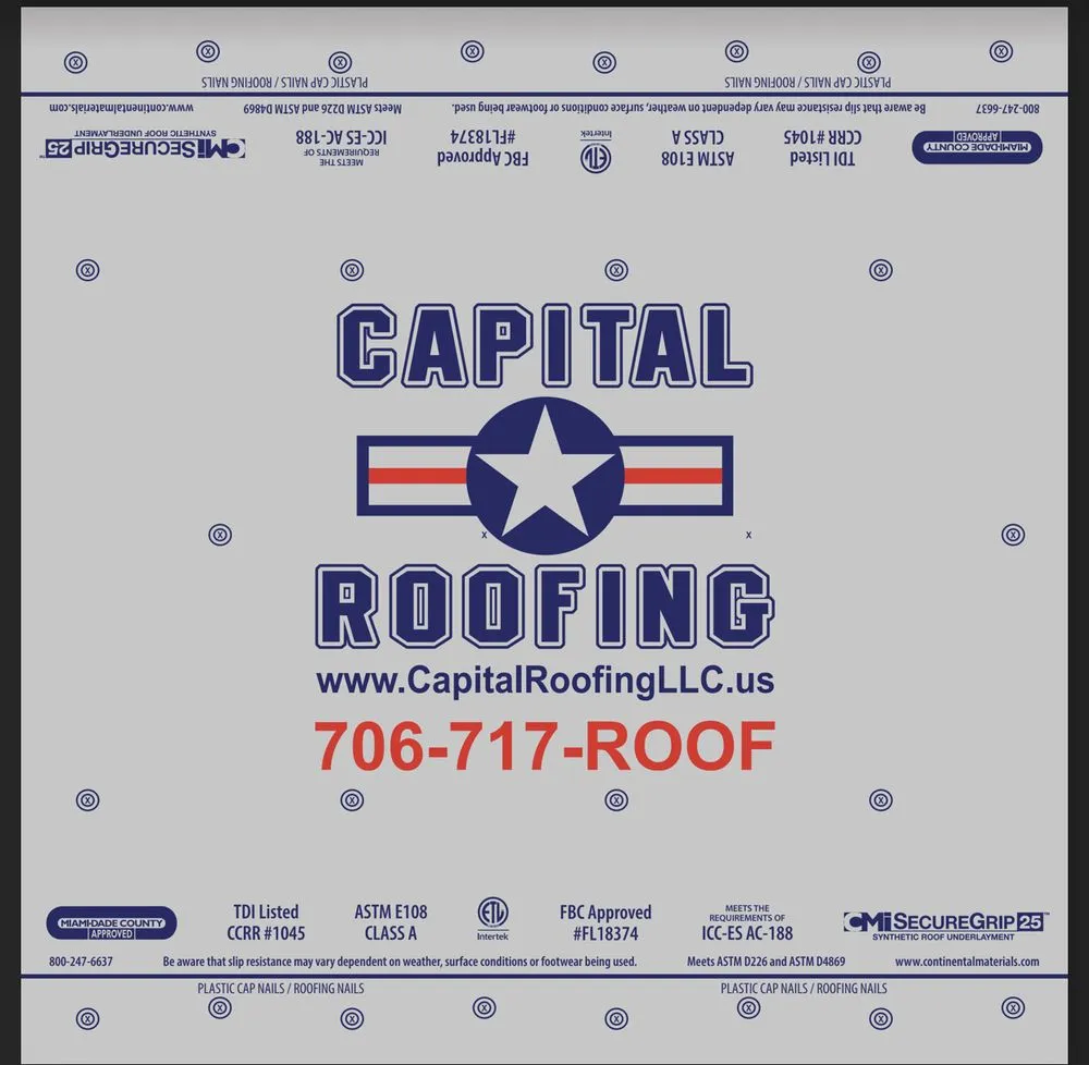 Slide of Capital Roofing
