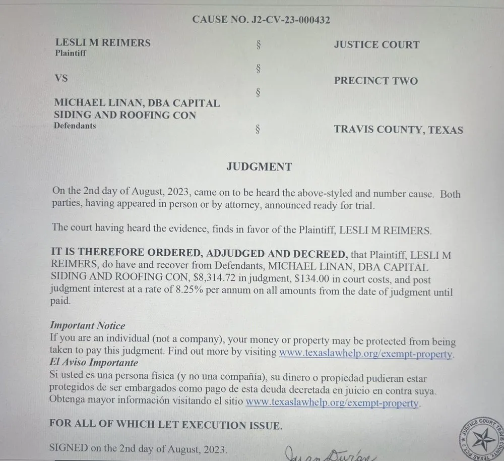 Slide of Capital Siding And Roofing Contractors