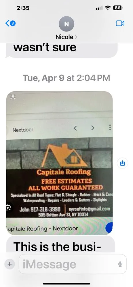 Slide of Capitale Roofing