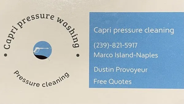 Capri Pressure Cleaning Logo