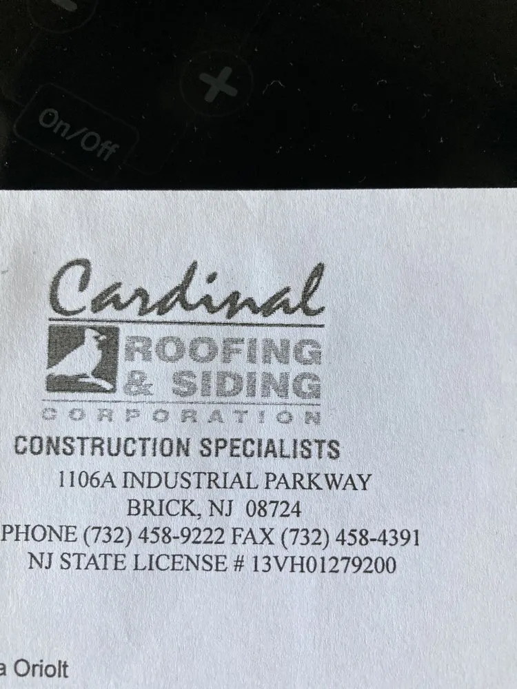 Slide of Cardinal Roofing & Siding