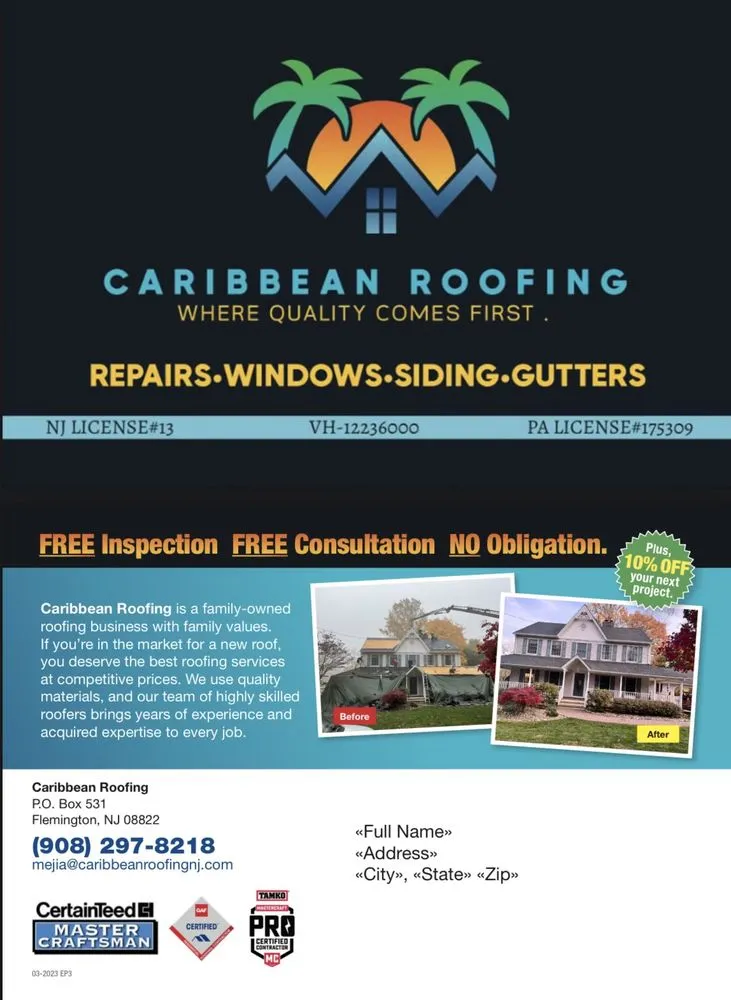 Slide of Caribbean Roofing & Home Remodeling