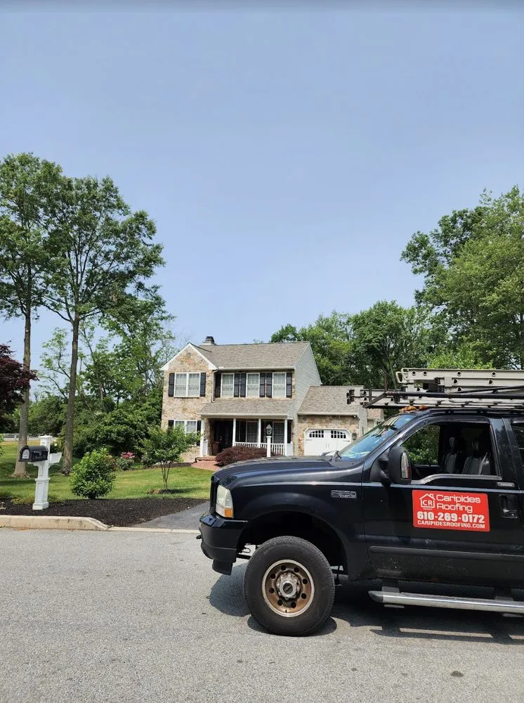 Slide of Caripides Roofing