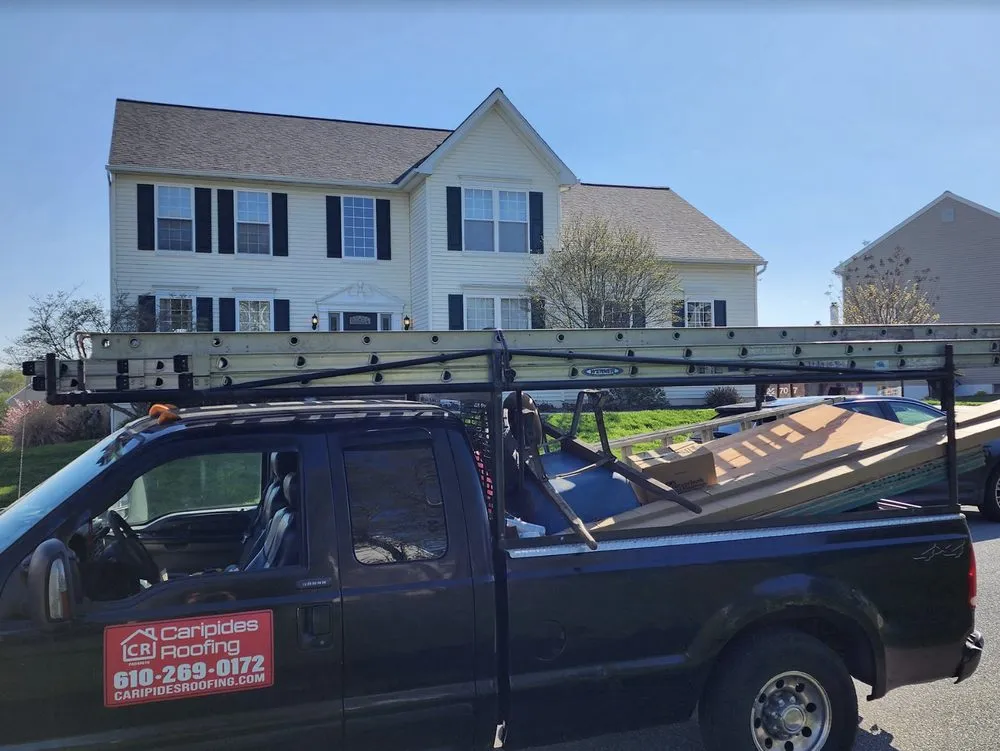 Slide of Caripides Roofing