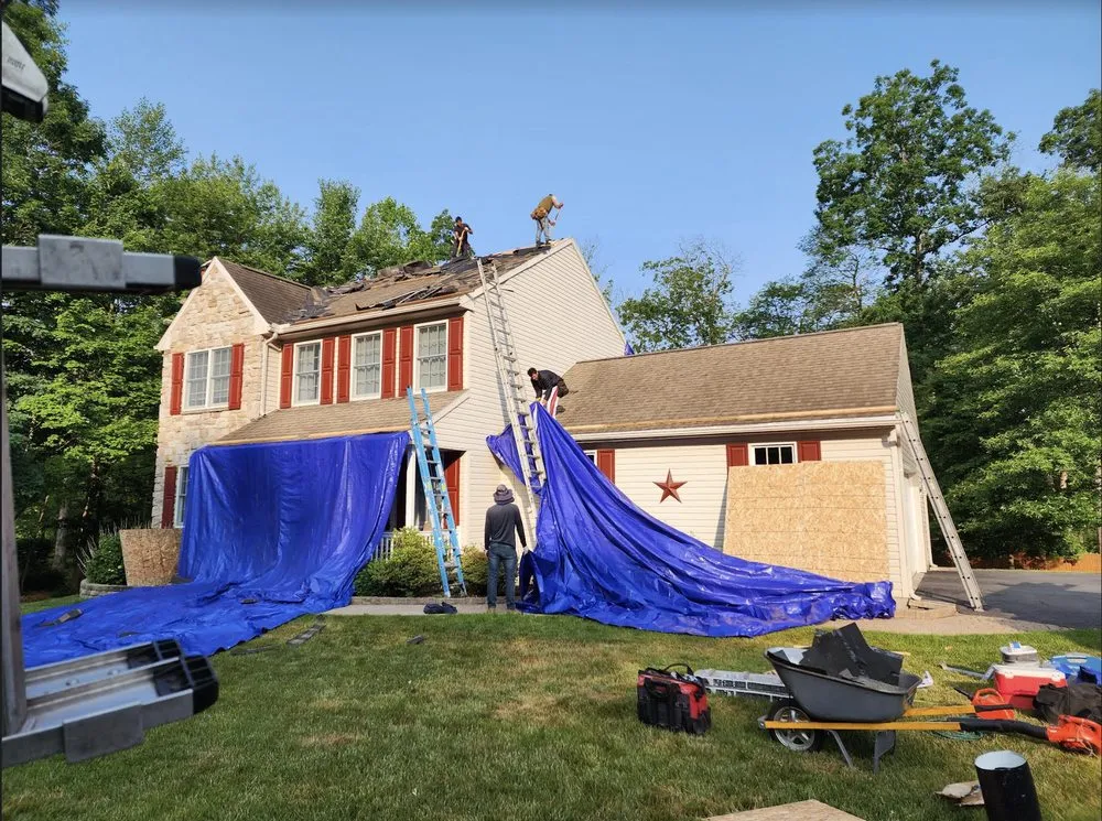 Slide of Caripides Roofing
