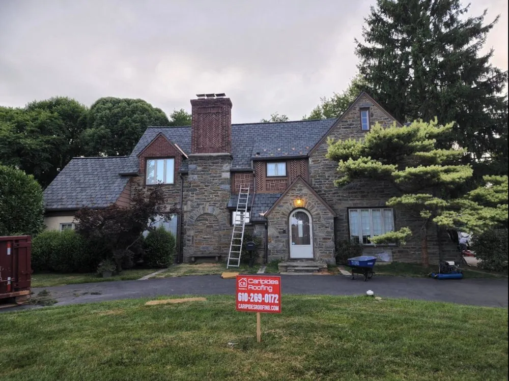 Slide of Caripides Roofing