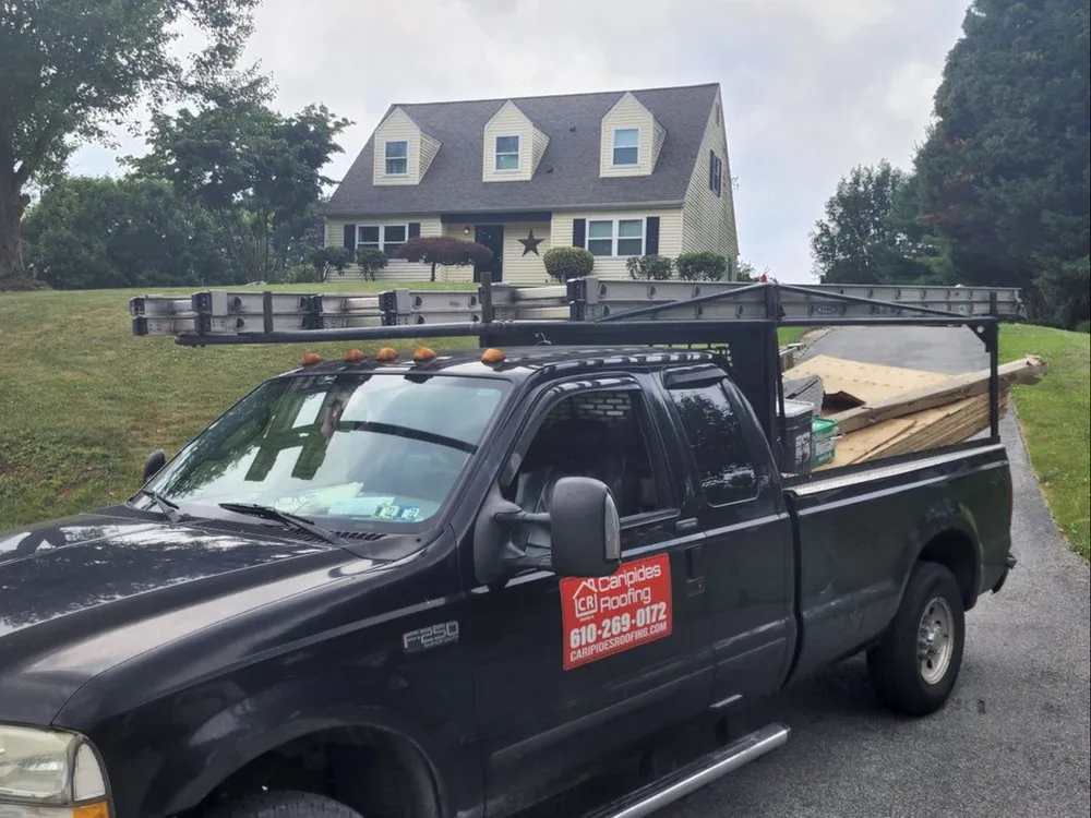 Slide of Caripides Roofing