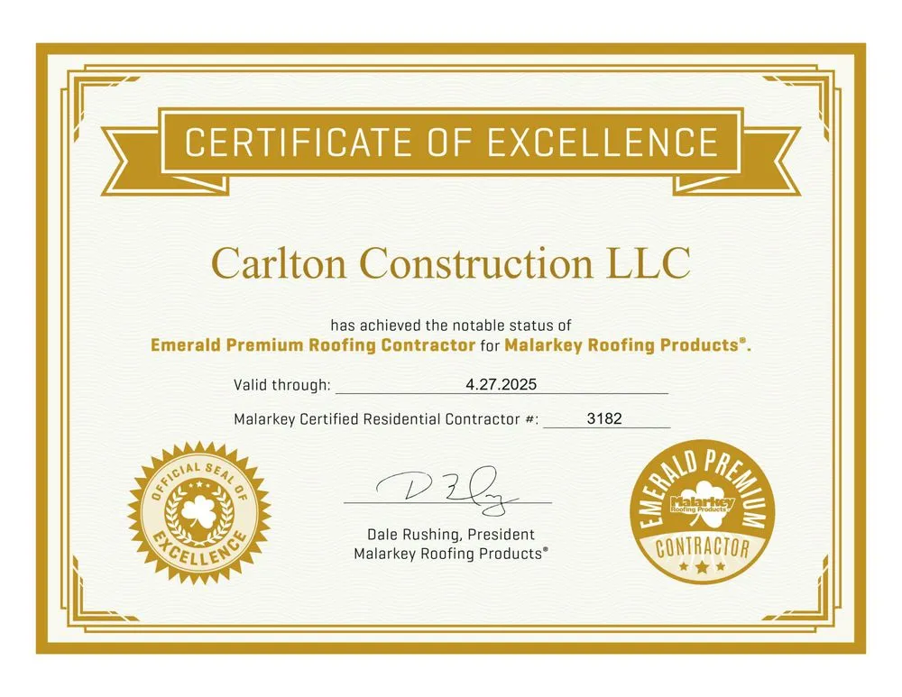 Slide of Carlton Construction