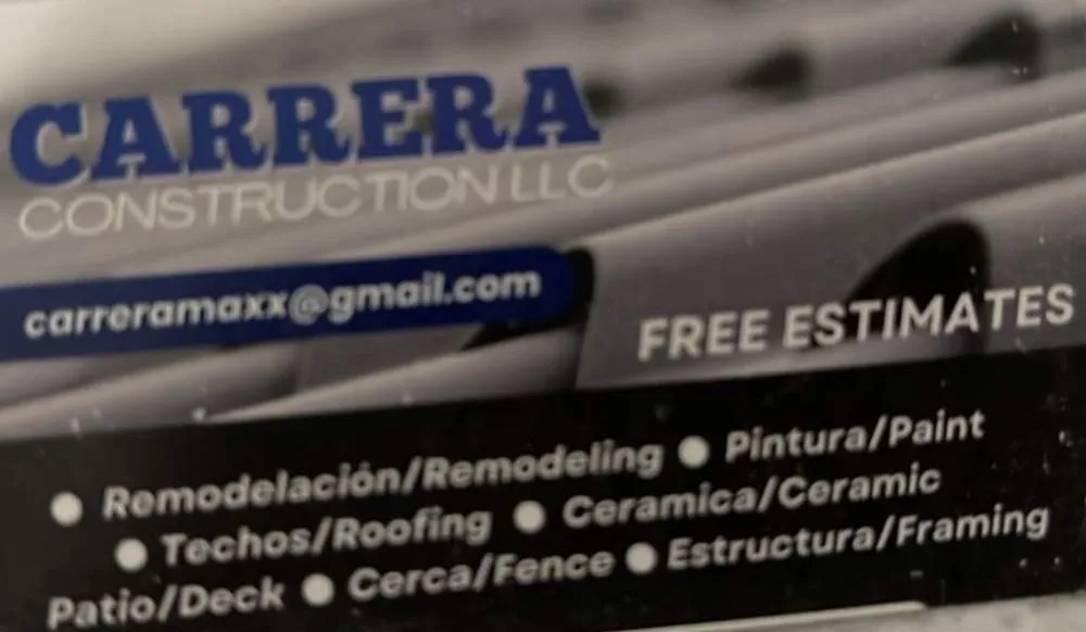 Slide of Carrera Construction