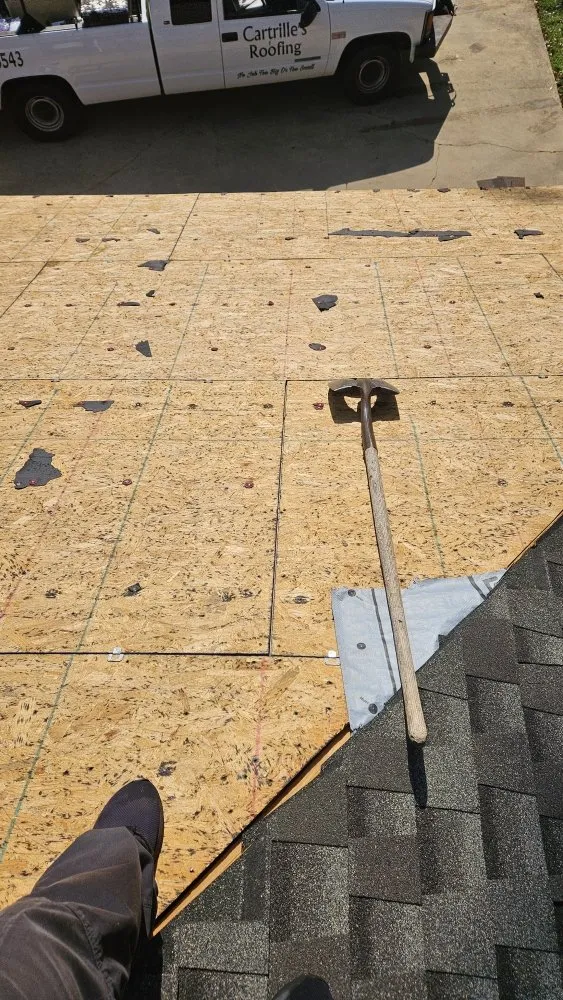 Slide of Cartrille's Roofing