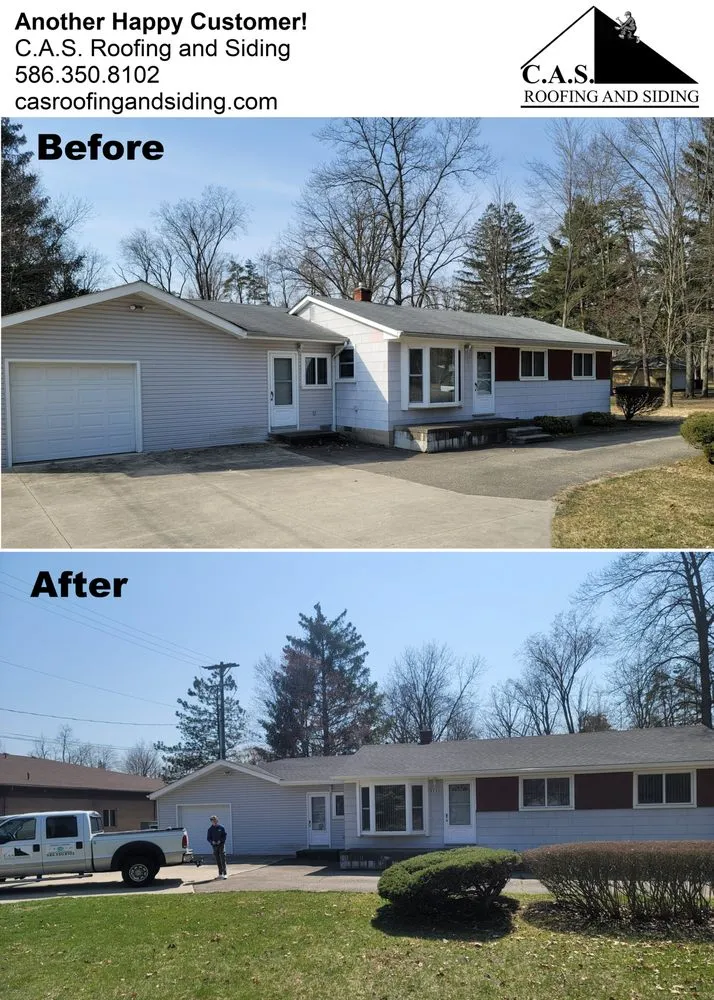 Slide of C.A.S. Roofing and Siding