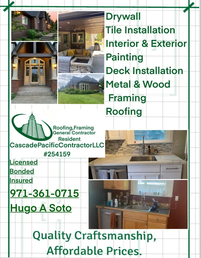 Slide of Cascades Pacific Contractor