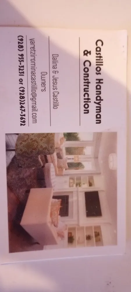 Slide of Castillos handyman and Construction