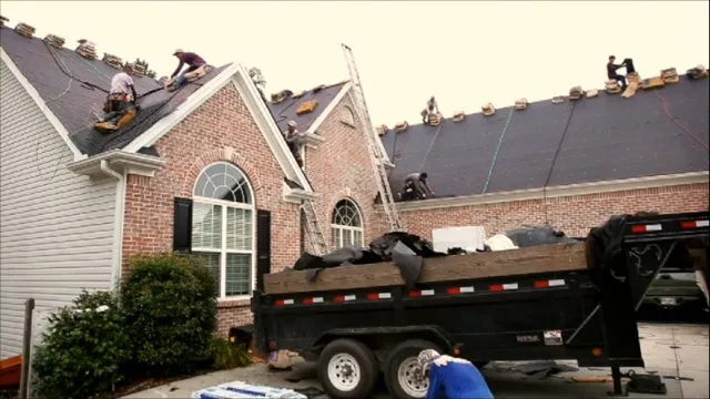 Slide of Castle Roofing