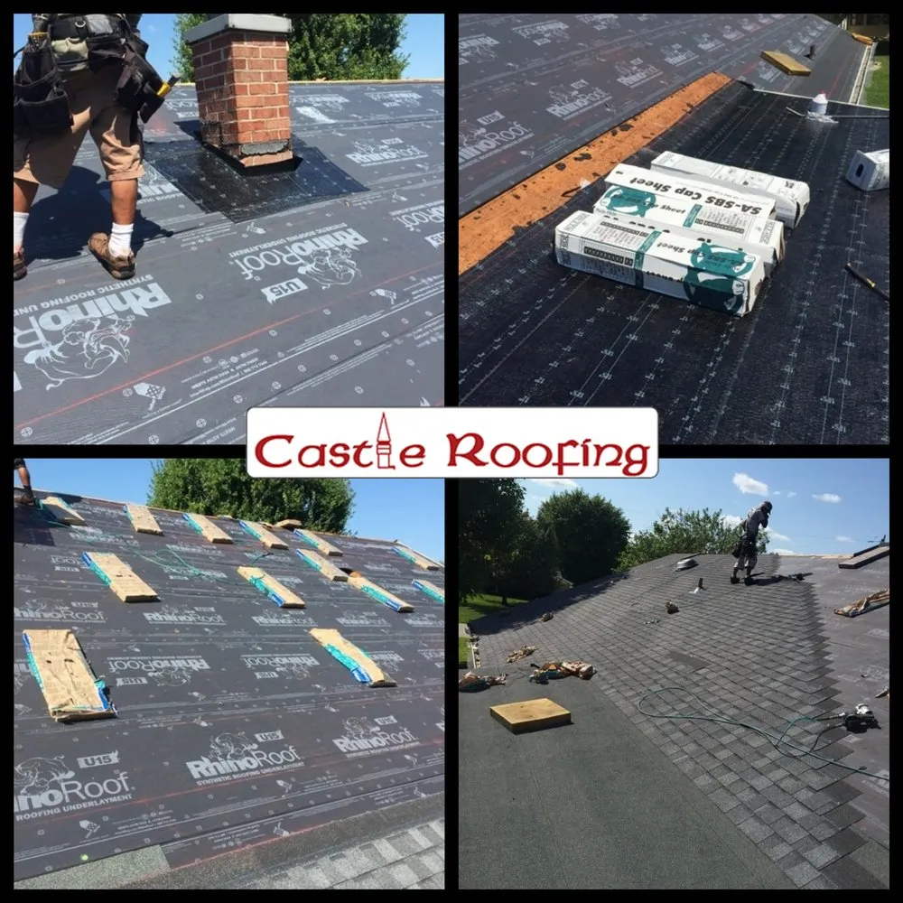 Slide of Castle Roofing