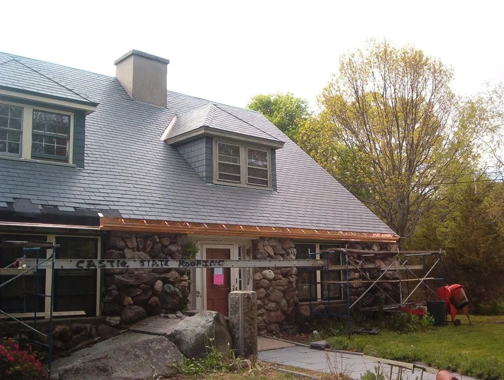 Slide of Castle Slate Roofing Company