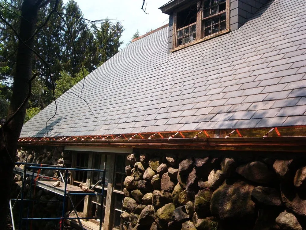 Slide of Castle Slate Roofing