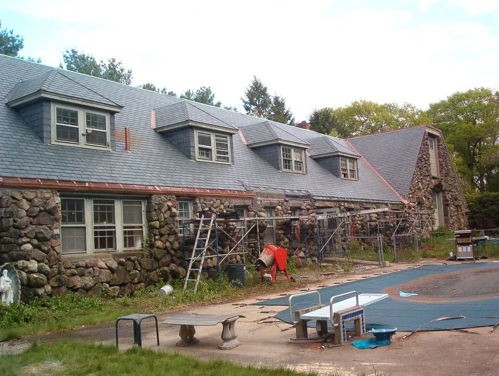 Slide of Castle Slate Roofing