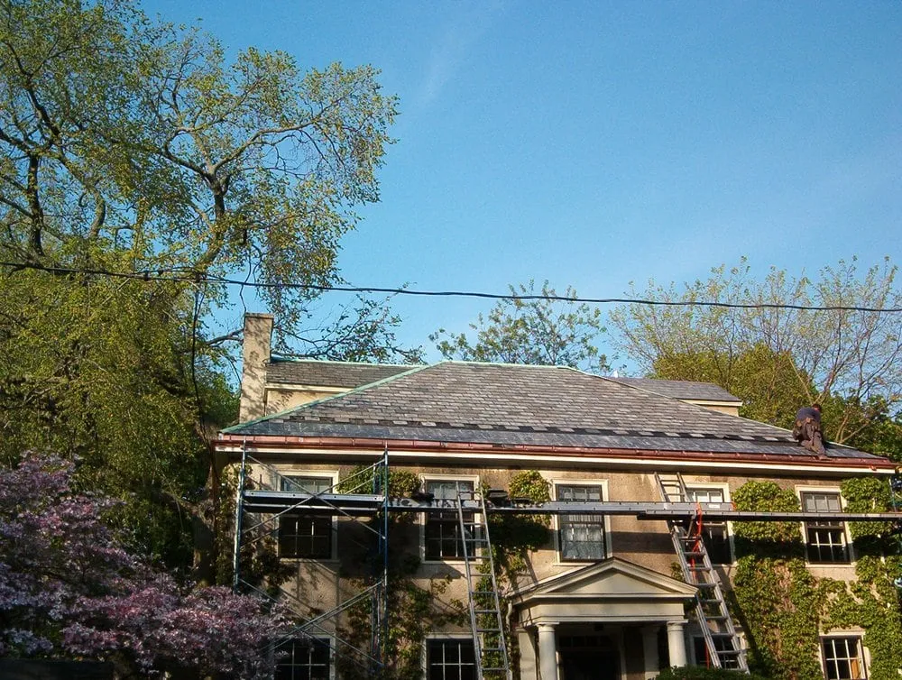 Slide of Castle Slate Roofing