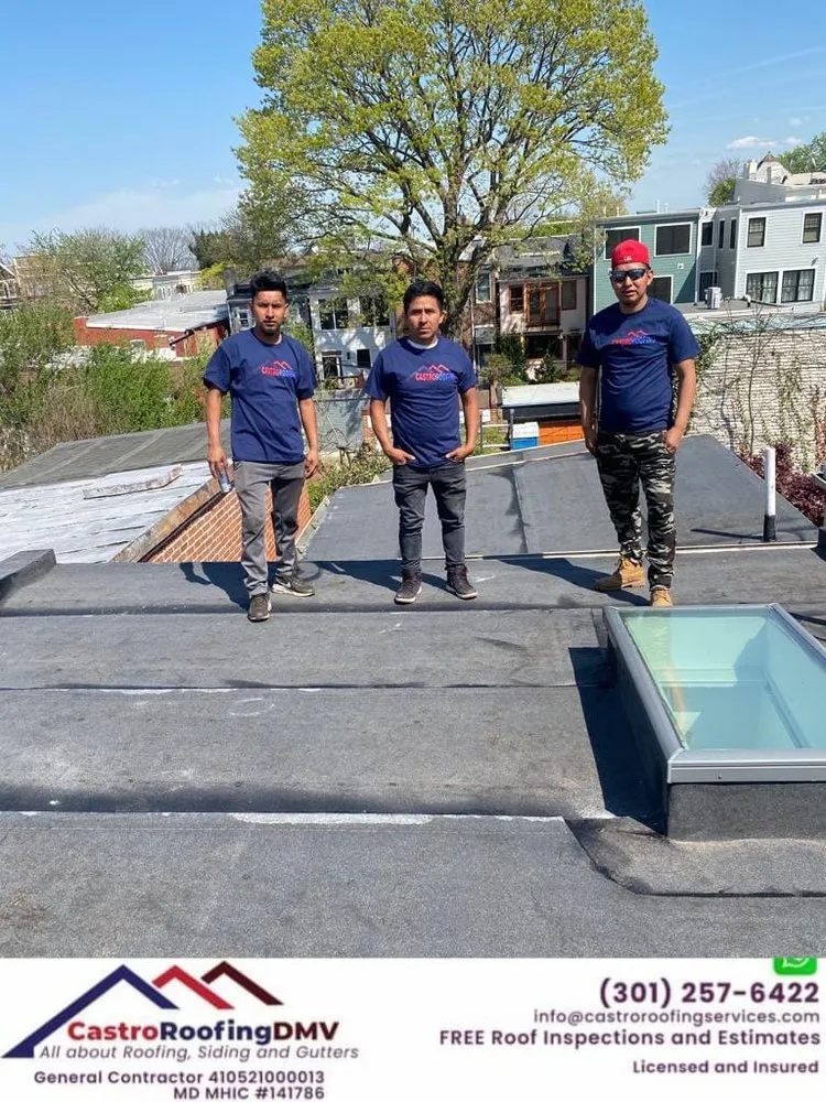 Slide of Castro Roofing DMV