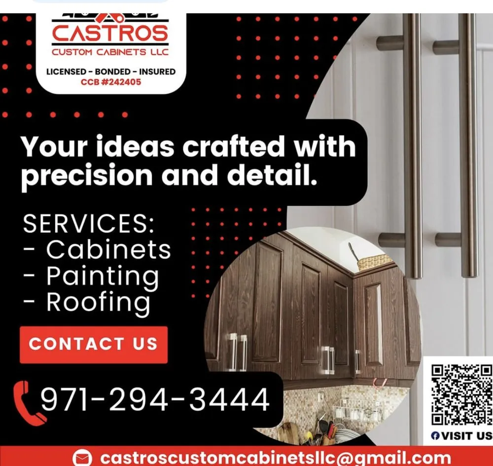 Slide of Castros Custom Cabinets