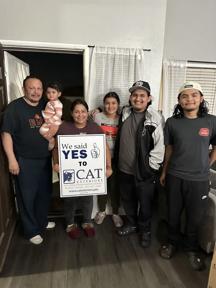 Slide of CAT Exteriors