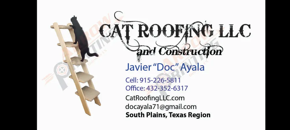 Slide of Cat Roofing
