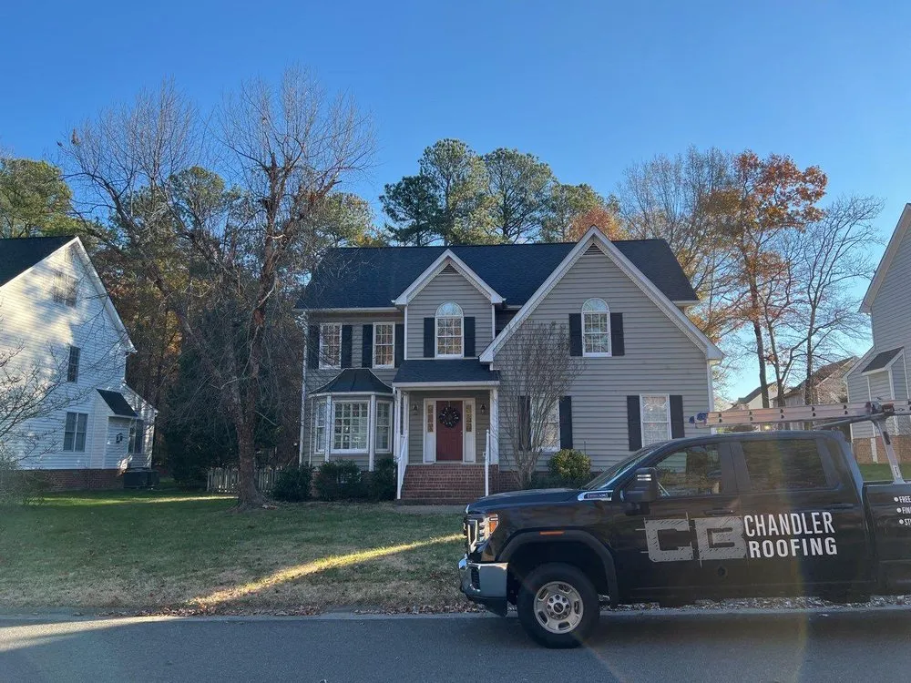Emergency roof replacement in Henrico, VA by CB Chandler Roofing