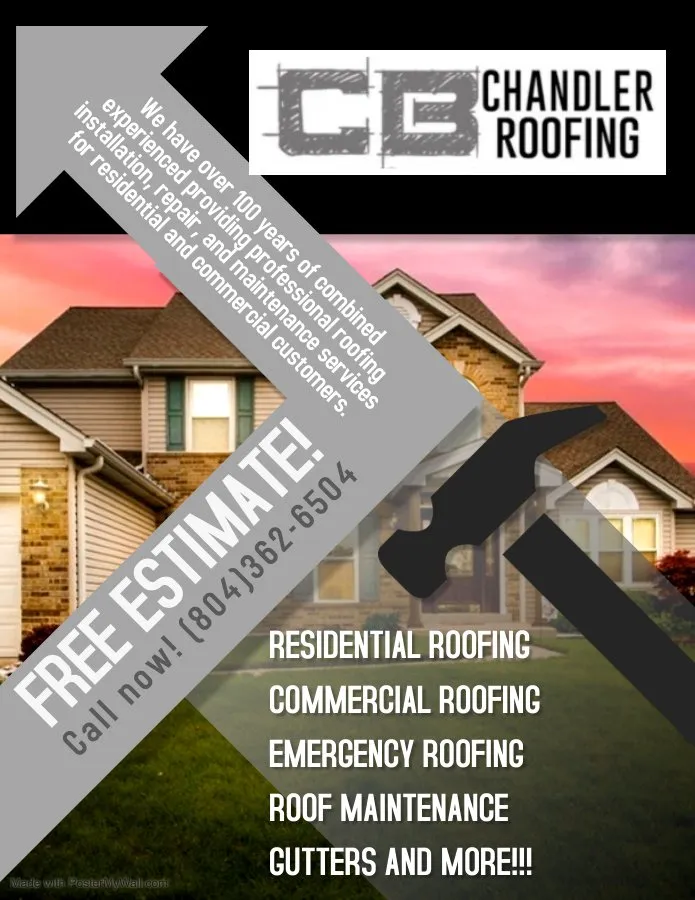Local roof replacement near you in Henrico, VA by CB Chandler Roofing