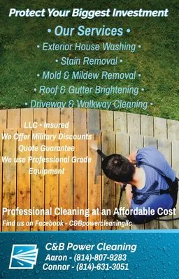 C&B Power Cleaning Logo
