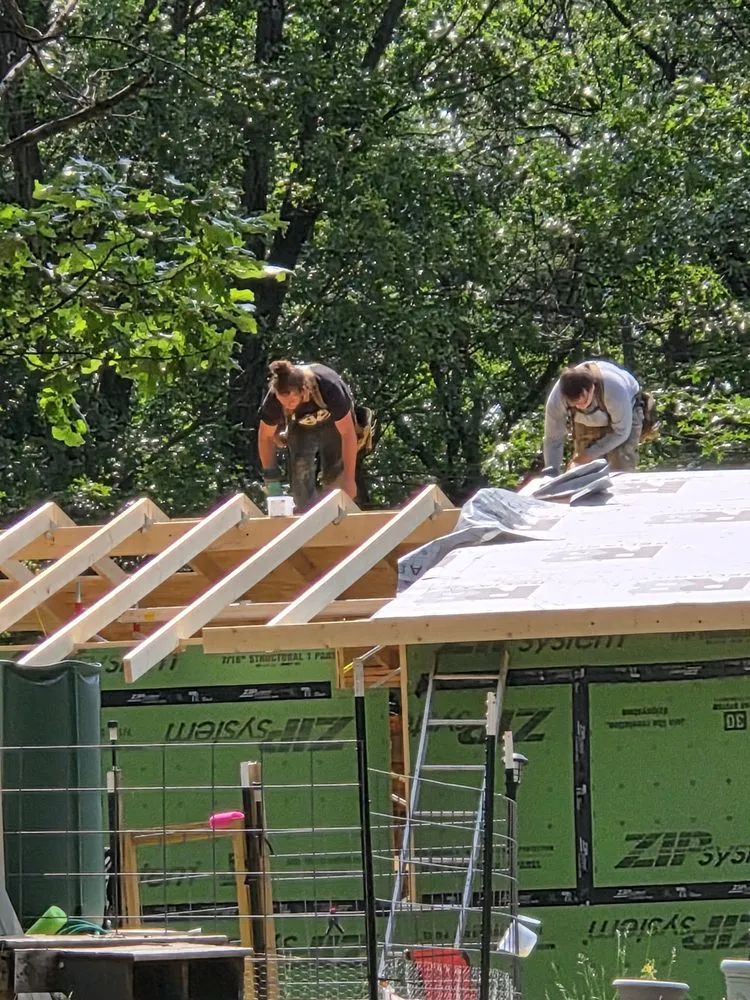 Local storm damage roof repair after storm damage across Burlington, WV - CB&E Builders