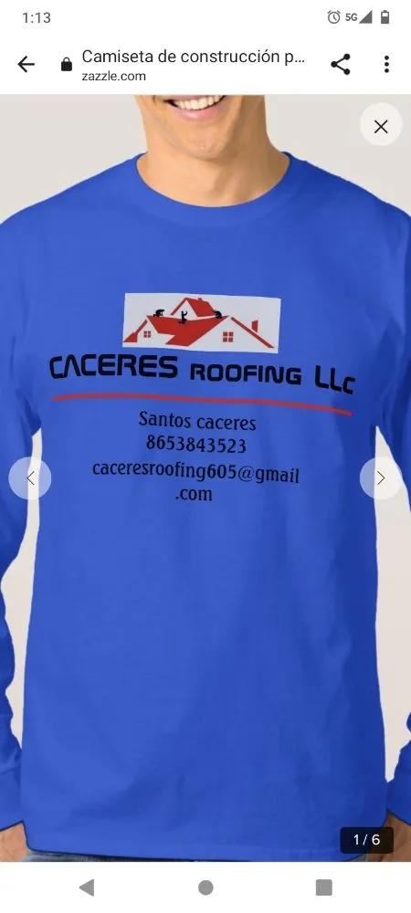 Slide of Cáceres Roofing