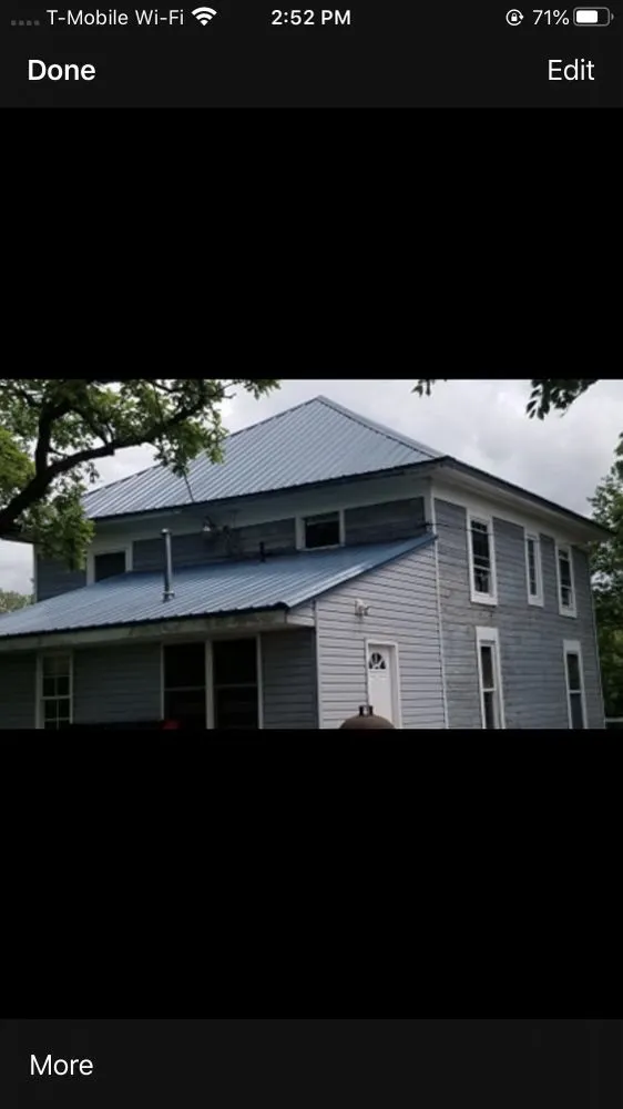 Emergency metal roofing installation after storm damage across Fontana, KS - C&D Roofing