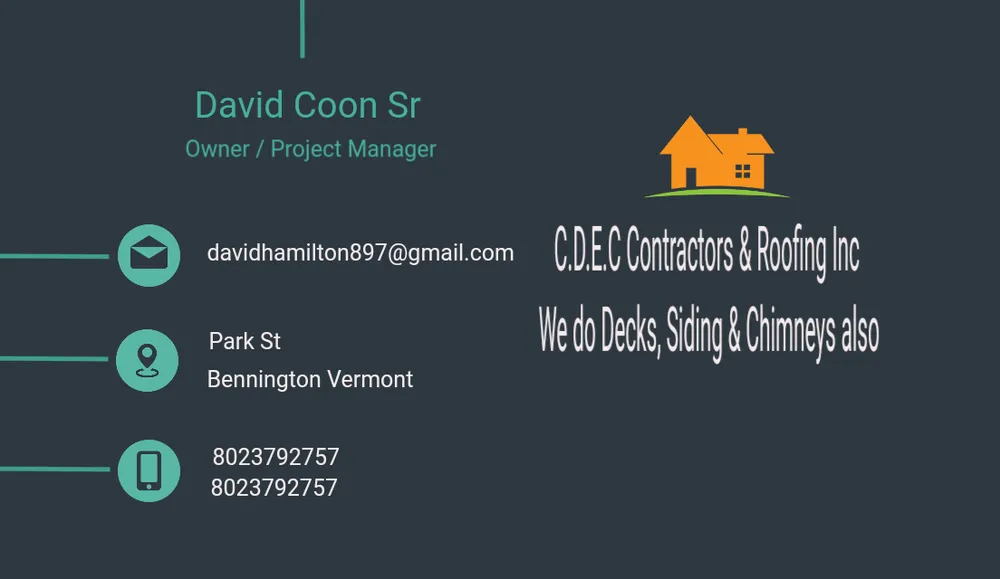 Slide of C.D.E.C. Contractors & Roofing
