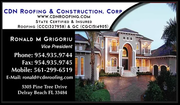 CDN Roofing And Construction Logo