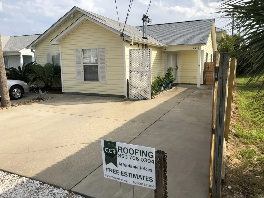 Slide of Cedar Creek Roofing