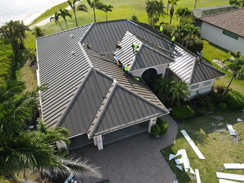 Slide of Cedar Creek Roofing