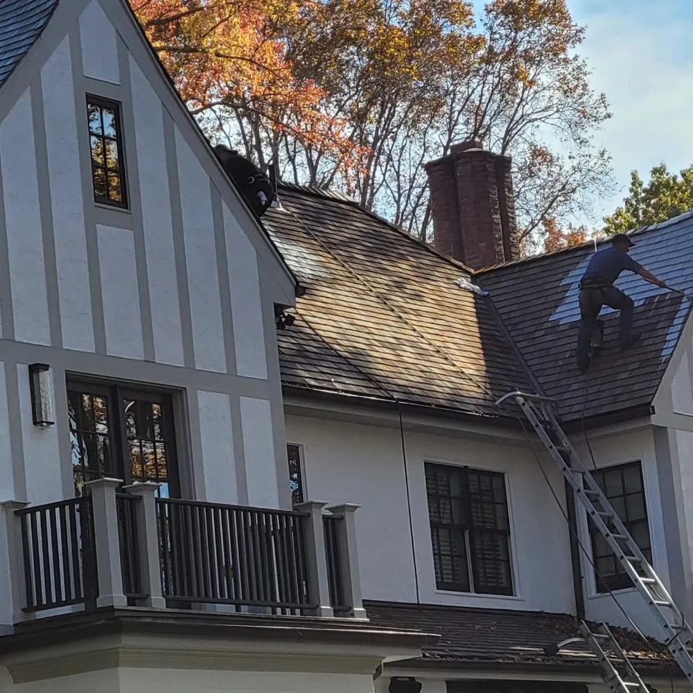 Slide of Cedar Roof Protection